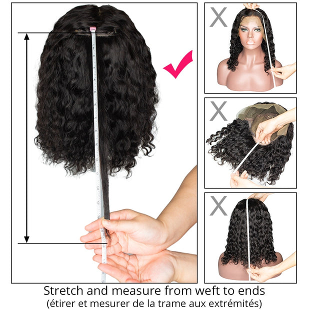 Deep Wave Lace Front Human Hair Wigs