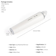 Visual Blackhead Vacuum Suction with Microscope Camera