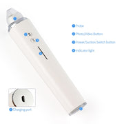 Visual Blackhead Vacuum Suction with Microscope Camera