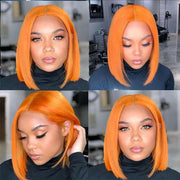 Honey Blond Short Lace Front Bob Wig