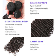 Deep Water Wave Curly Hair Bundles