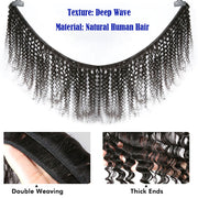 Deep Water Wave Curly Hair Bundles