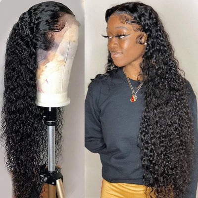 Deep Wave Lace Front Human Hair Wigs