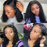 Deep Wave Lace Front Human Hair Wigs