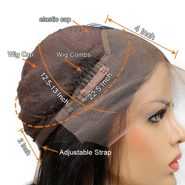 Deep Wave Lace Front Human Hair Wigs