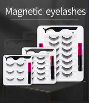 Magnetic Eyelashes, Waterproof Liquid Eyeliner With Tweezer Makeup Set