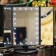 Magnifying 3 Folding LED Makeup Mirror