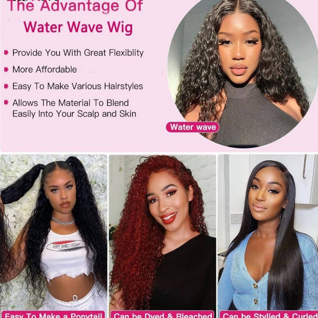 Water Wave Lace Front Wig