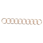 80pcs Gold Hair Braid Dreadlocks