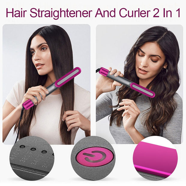 3D Rotating Flat Plate Hair Iron