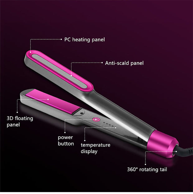 3D Rotating Flat Plate Hair Iron