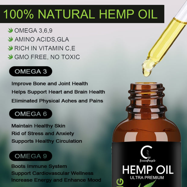 Pain Anxiety Relief Hemp Seed Oil