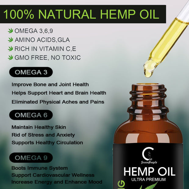 Pain Anxiety Relief Hemp Seed Oil