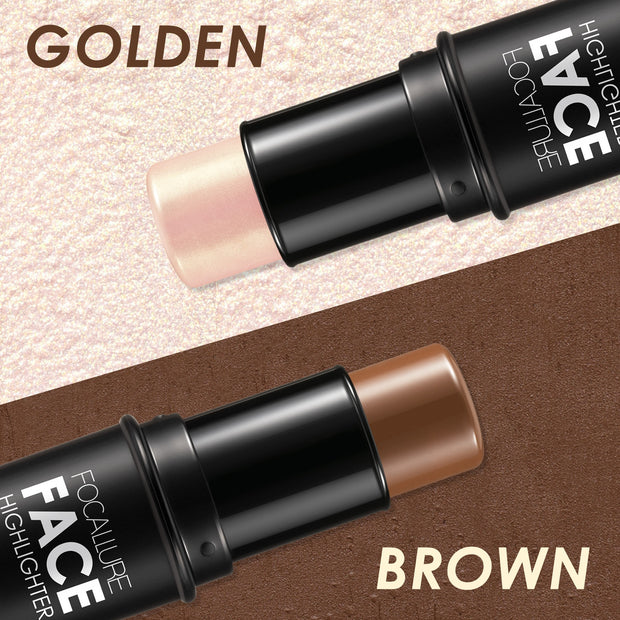 FOCALLURE Highlighter Makeup Glitter Contouring Bronzer For Face