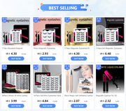 Magnetic Eyelashes, Waterproof Liquid Eyeliner With Tweezer Makeup Set
