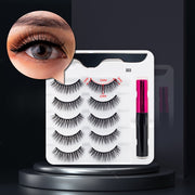 Magnetic Eyelashes, Waterproof Liquid Eyeliner With Tweezer Makeup Set