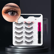 Magnetic Eyelashes, Waterproof Liquid Eyeliner With Tweezer Makeup Set
