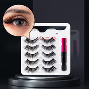 Magnetic Eyelashes, Waterproof Liquid Eyeliner With Tweezer Makeup Set