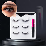 Magnetic Eyelashes, Waterproof Liquid Eyeliner With Tweezer Makeup Set