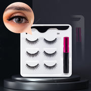Magnetic Eyelashes, Waterproof Liquid Eyeliner With Tweezer Makeup Set