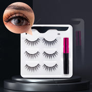 Magnetic Eyelashes, Waterproof Liquid Eyeliner With Tweezer Makeup Set