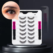 Magnetic Eyelashes, Waterproof Liquid Eyeliner With Tweezer Makeup Set