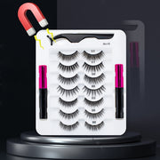 Magnetic Eyelashes, Waterproof Liquid Eyeliner With Tweezer Makeup Set