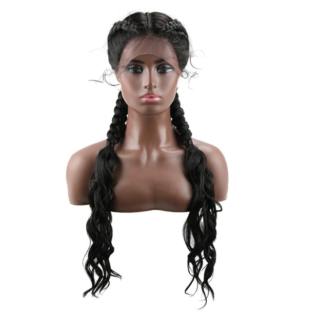 Box Braid Synthetic Lace Front Wigs