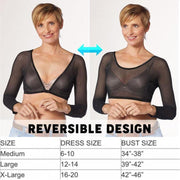 Sleeve Cover Stylish Mesh Top