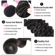 Brazilian Loose Deep Hair Weave 4 Bundle
