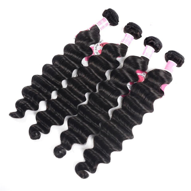 Brazilian Loose Deep Hair Weave 4 Bundle